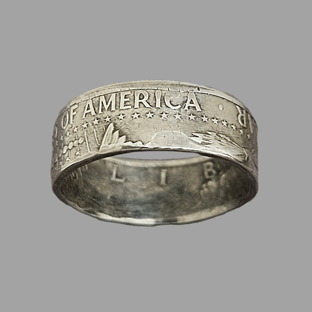 US Half Dollar 1964 Coin Ring – 90% Silver