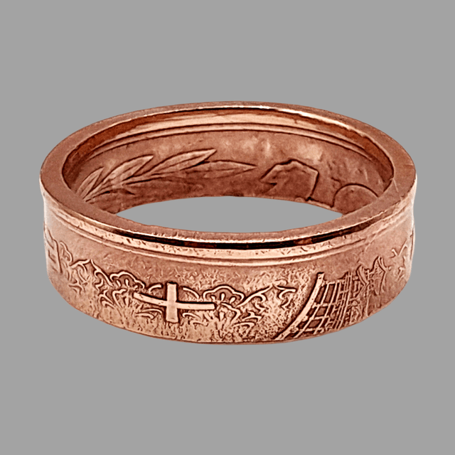 Japanese Ten Yen Coin Ring  