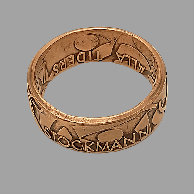 Stockmann 125 Years Anniversary Token Coin Ring       