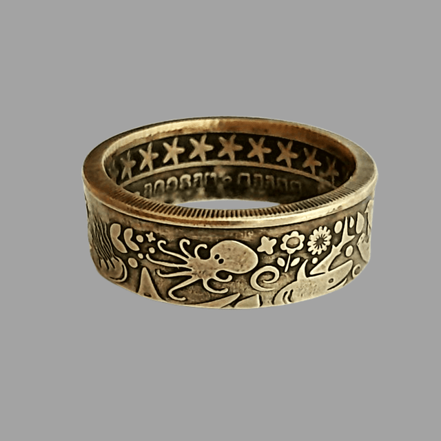 British Sea Life Aquarium London 2015 Coin Ring       