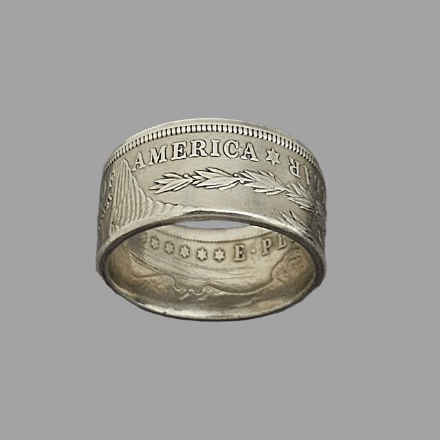 US One Dollar 1921 Coin Ring – 90% Silver