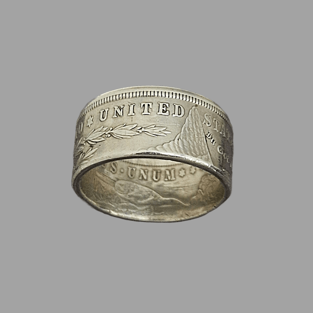 US One Dollar 1921 Coin Ring – 90% Silver