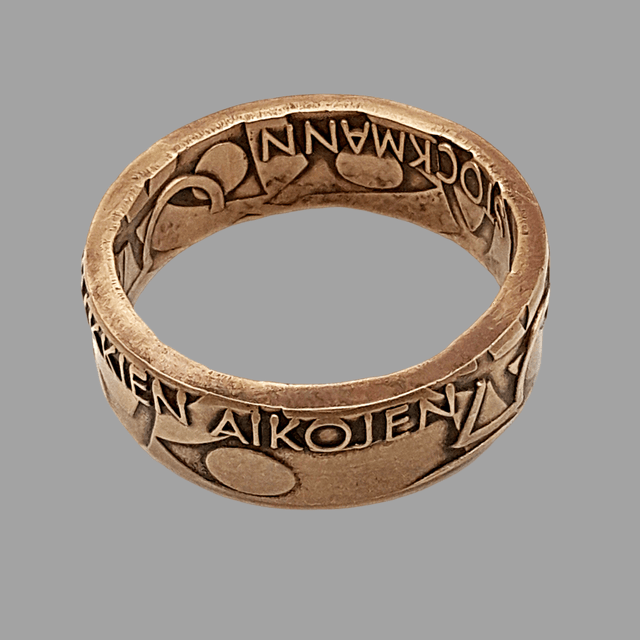 Stockmann 125 Years Anniversary Token Coin Ring       