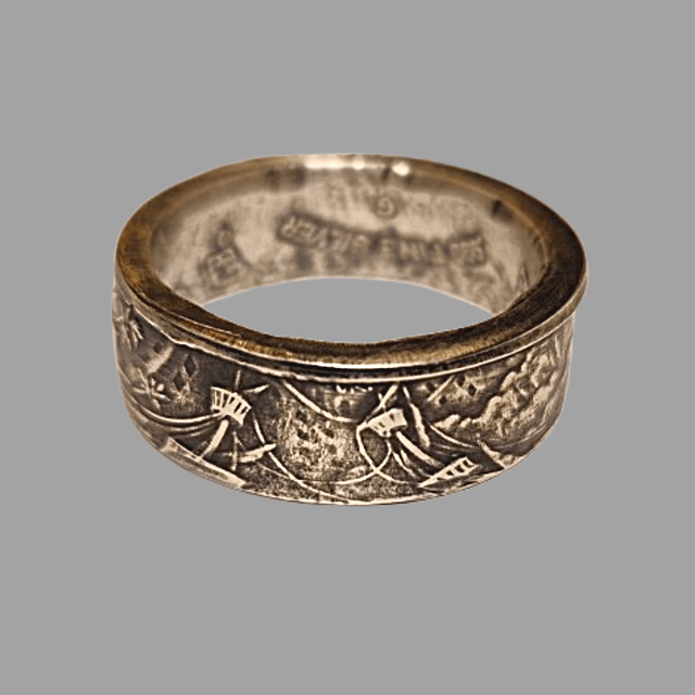 Las Vegas Silver Strike Slot Machine Coin Ring – .999 Silver